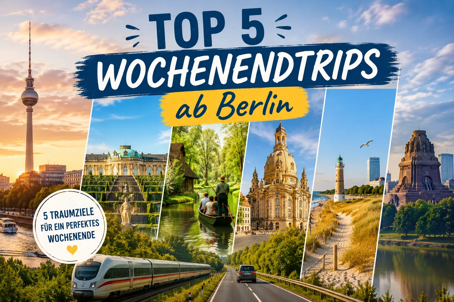 Top 5 Wochenendtrips ab Berlin